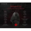 HP OMEN by Reactor Mouse, Right-hand, Optical, USB Type-A, 16000 DPI, 0.2 ms, Black