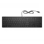 HP Pavilion Wired Keyboard 300, Full-size (100%), Wired, USB, Mechanical, Black