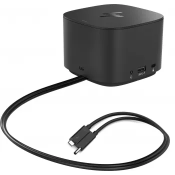 HP Thunderbolt Dock G2 with Combo Cable, Wired, Thunderbolt, Black, Kensington, China, HP