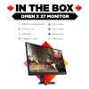 HP OMEN X 27 computer monitor 68.6 cm (27 inch) 2560 x 1440 pixels Quad HD Black (Refurbished)