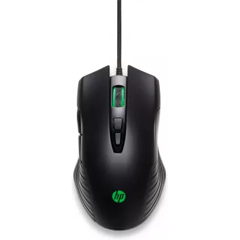 HP X220 Backlit Gaming Mouse, Ambidextrous, Optical, USB Type-A, 3600 DPI, Black