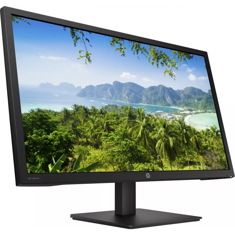 HP V28 computer monitor 71.1 cm (28 inch) 3840 x 2160 pixels 4K Ultra HD LED Black