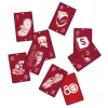 Games UNO Mattel 80th Ruby Red Card Game for Kids & Family Night