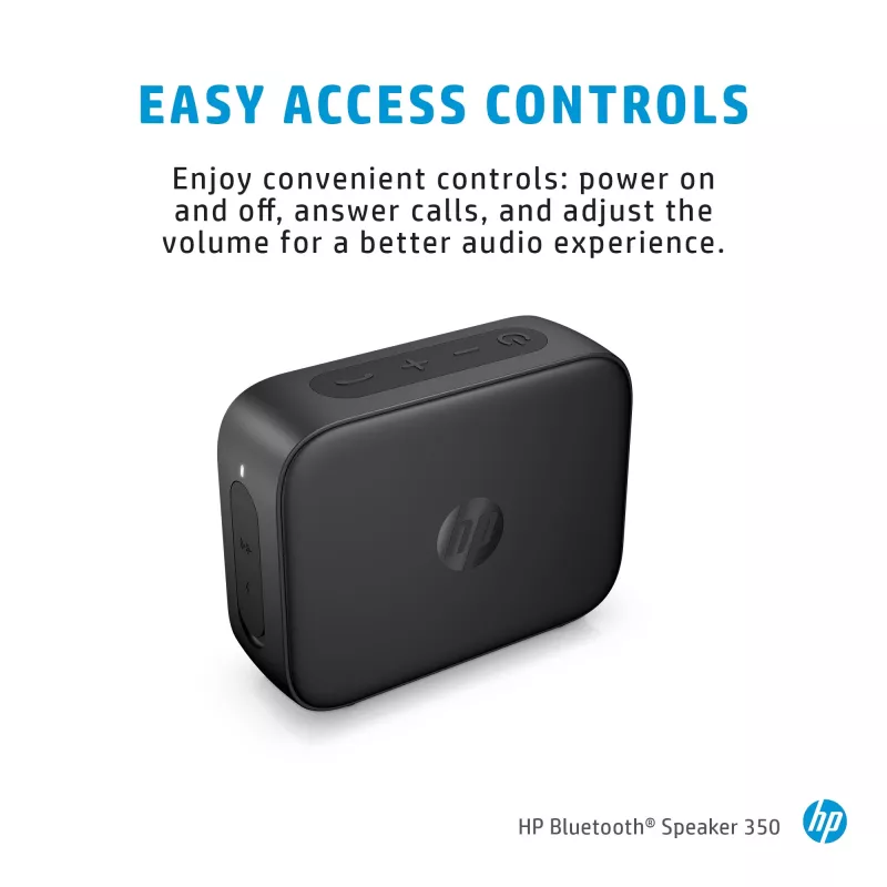 HP Silver Bluetooth Speaker 350, Wireless, White, Universal, Built-in battery, 180 g, 78.5 mm