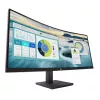 HP P34hc G4 WQHD USB-C Curved Monitor, 86.4 cm (34 inch), 3440 x 1440 pixels, Wide Quad HD, LCD, 5 ms, Black