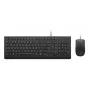 Wired Full-size USB Keyboard and Mouse Set Lenovo 4X31R64409 — 100% layout, 1.8 m cable, Black, Danish