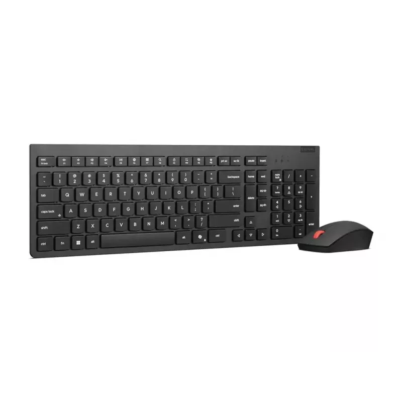 Lenovo 4X31R64497 keyboard Mouse included Office RF Wireless Nordic Black