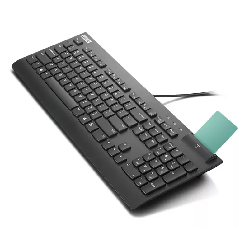 Lenovo Smartcard Wired II keyboard Home/Office USB Nordic Black