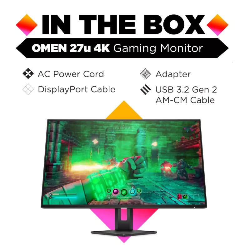 Monitor HP OMEN 27u 27 inch 4K Ultra HD LCD 3840 x 2160