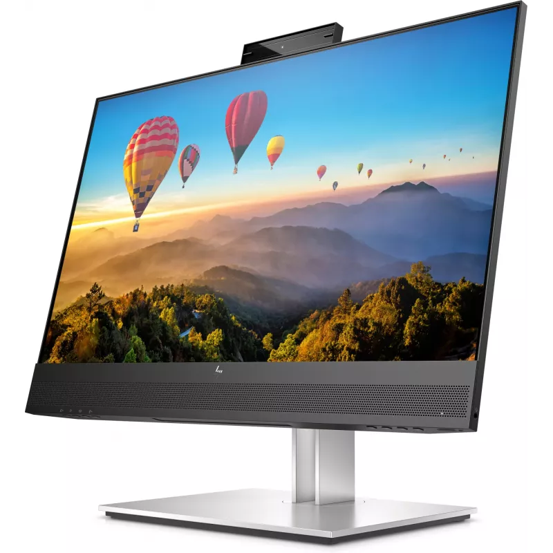 HP E24m G4 FHD USB-C Conferencing Monitor, 60.5 cm (23.8 inch), 1920 x 1080 pixels, Full HD, LCD, 5 ms, Black, Silver