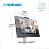HP E24m G4 FHD USB-C Conferencing Monitor, 60.5 cm (23.8 inch), 1920 x 1080 pixels, Full HD, LCD, 5 ms, Black, Silver