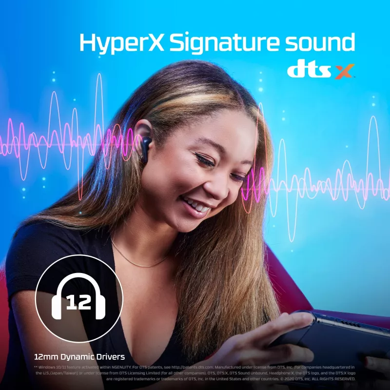 HyperX Cloud MIX Buds Wireless Headphones (Black)