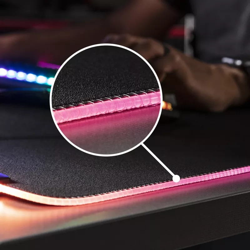 HyperX Pulsefire Mat - RGB Gaming Mousepad - Cloth (XL)