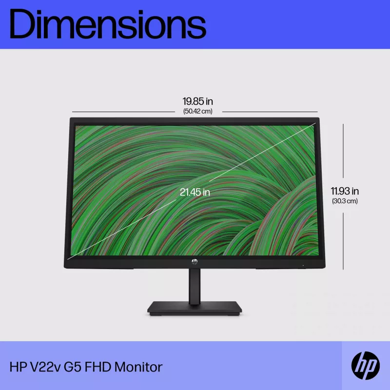 Monitor HP V22v G5 21.4 inch Full HD 1920 x 1080