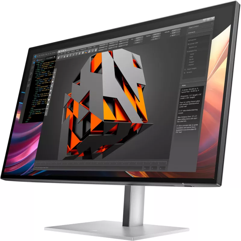 HP Series 7 Pro 27 inch QHD Monitor - 727pq, 68.6 cm (27 inch), 2560 x 1440 pixels, Quad HD, LCD, 5 ms