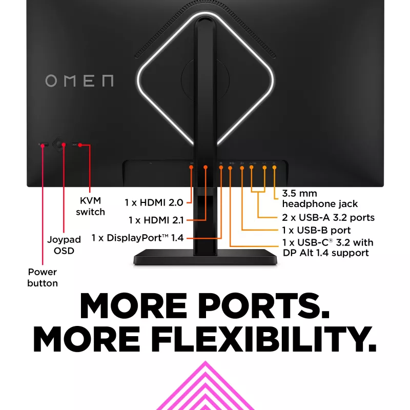 OMEN by HP 27 inch UHD 144Hz Gaming Monitor - OMEN 27k