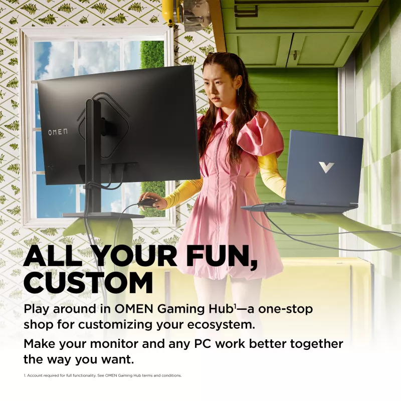 OMEN by HP 31.5 inch QHD 165Hz Curved Gaming Monitor - OMEN 32c