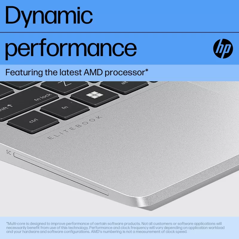 HP EliteBook 645 G10 AMD Ryzen™ 5 7530U Laptop 35.6 cm (14 inch) Full HD 8 GB DDR4-SDRAM 256 GB SSD Wi-Fi 6E (802.11ax) Windows 11 Pro Silver