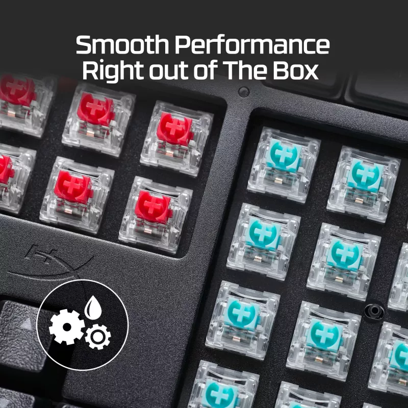 Linear mechanical keyboard switch KINGSTON HyperX 85U07AA 45 g actuation force