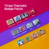 Magnetic Badge Kingston HyperX Cute Series 85U21AA — magnetic fastening, decorative gaming badge