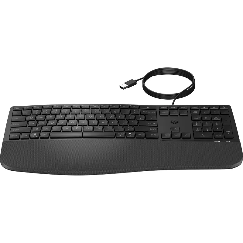 Wired full-size keyboard HP 485 Comfort with USB connection and 23 programmable keys