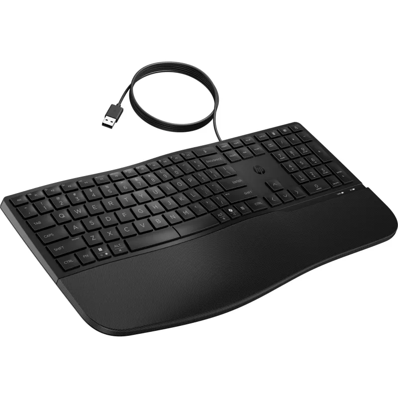 Wired full-size keyboard HP 485 Comfort with USB connection and 23 programmable keys