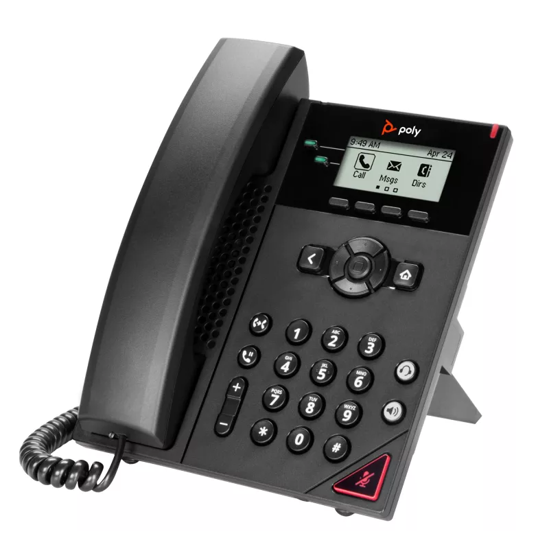 HP Poly VVX 150 2-Line IP Phone and PoE-enabled, 300 g, China, Mexico, 357 kg