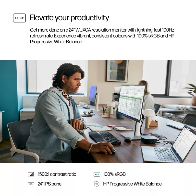 Monitor HP Series 5 Pro 24 inch WUXGA Display 1920 x 1200