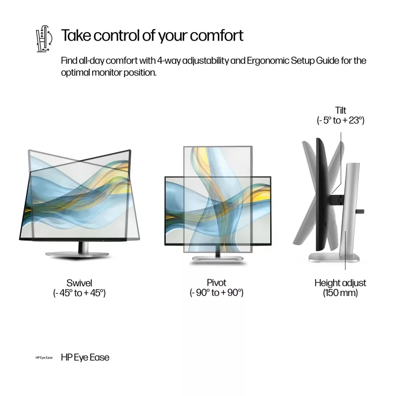 Monitor HP Series 5 Pro 24 inch WUXGA Display 1920 x 1200