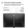 HP Series 5 Pro 24 inch WUXGA Monitor - 524pn, 61 cm (24 inch), 1920 x 1200 pixels, WUXGA, LCD, 5 ms, Black