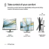 HP Series 5 Pro 24 inch WUXGA Monitor - 524pn, 61 cm (24 inch), 1920 x 1200 pixels, WUXGA, LCD, 5 ms, Black
