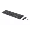 HP 720 Multi-Device Rechargeable Wireless Keyboard, Full-size (100%), Wireless, USB + Bluetooth, Mechanical, QWERTY, Black