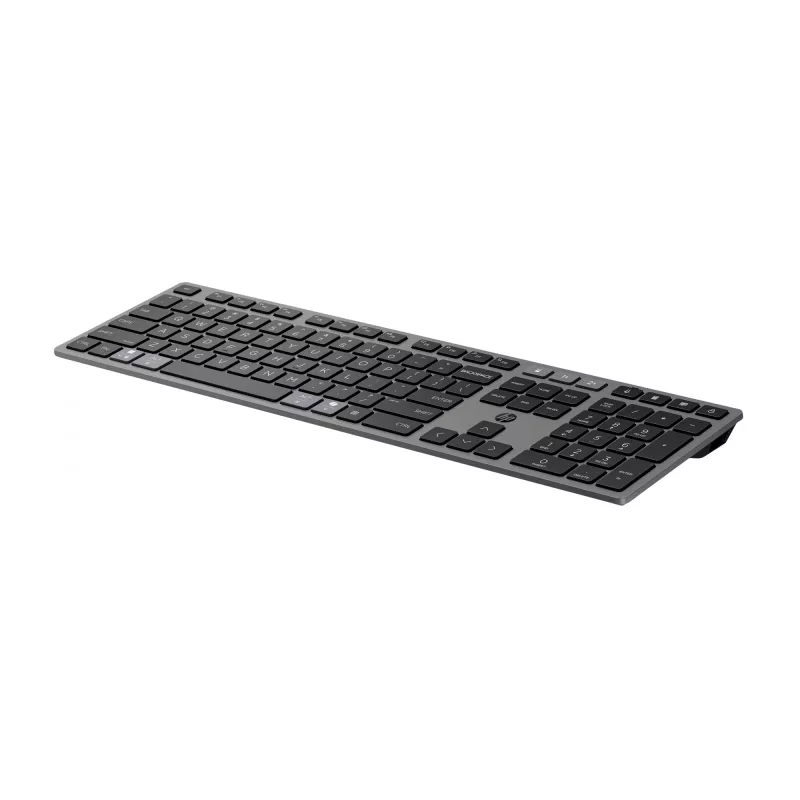 Wireless rechargeable full-size QWERTY keyboard HP 725 — model 9T5B2AA#UUW