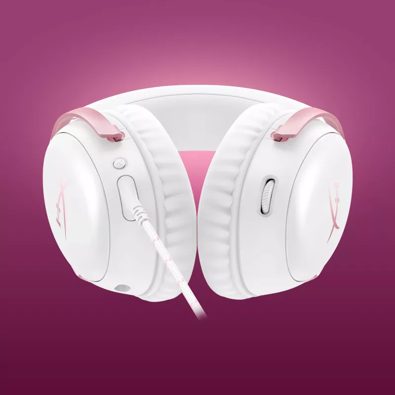 HyperX Cloud III - Gaming Headset (White/Pink)