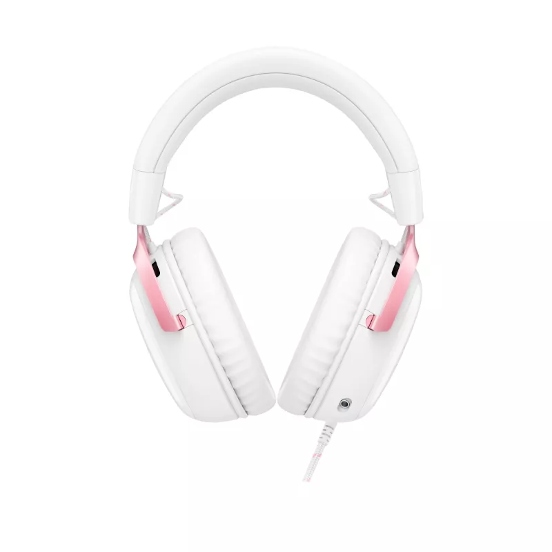 HyperX Cloud III - Gaming Headset (White/Pink)