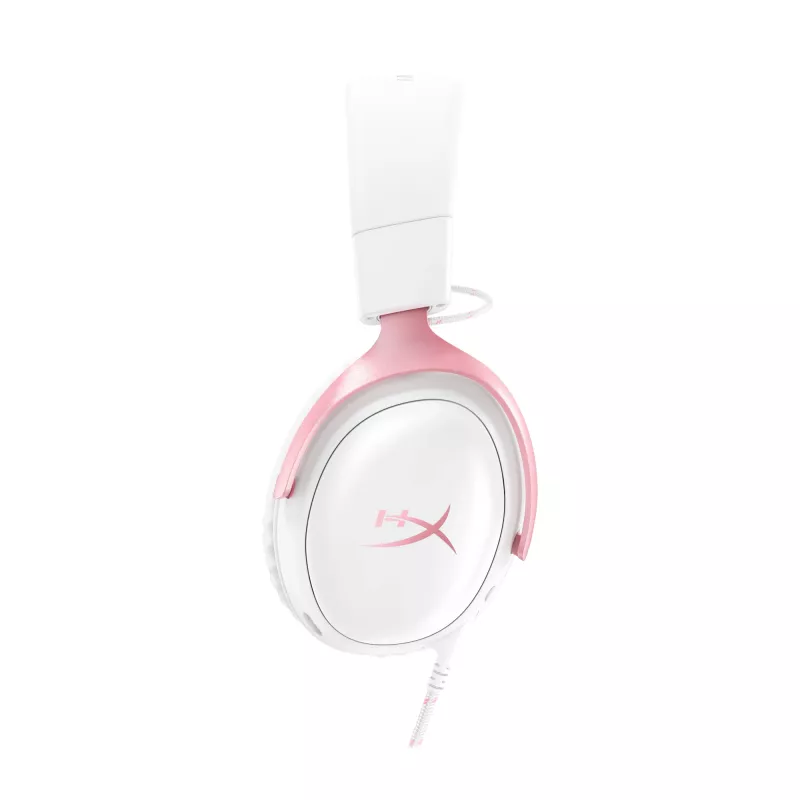 HyperX Cloud III - Gaming Headset (White/Pink)