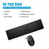 HP 655 Wireless Keyboard and Mouse Combo, Black, Mouse included