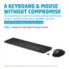 HP 655 Wireless Keyboard and Mouse Combo, Black, Mouse included