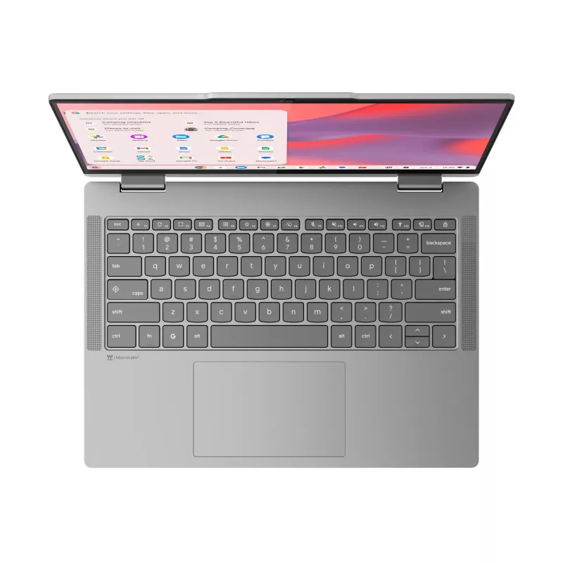 Lenovo Chrome 2in1 14IRU10 Intel Core 5 120U Chromebook 35.6 cm (14 inch) Touchscreen WUXGA 8 GB LPDDR5-SDRAM 128 GB UFS Wi-Fi 6E (802.11ax) ChromeOS English Grey