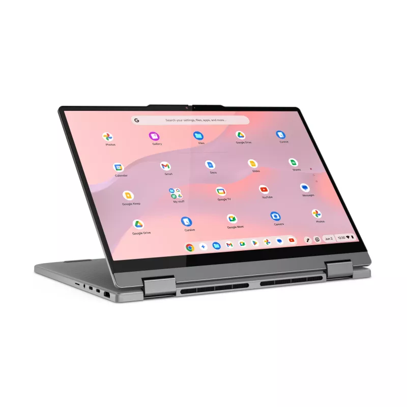 Lenovo Chrome 2in1 14IRU10 Intel Core 5 120U Chromebook 35.6 cm (14 inch) Touchscreen WUXGA 8 GB LPDDR5-SDRAM 128 GB UFS Wi-Fi 6E (802.11ax) ChromeOS English Grey