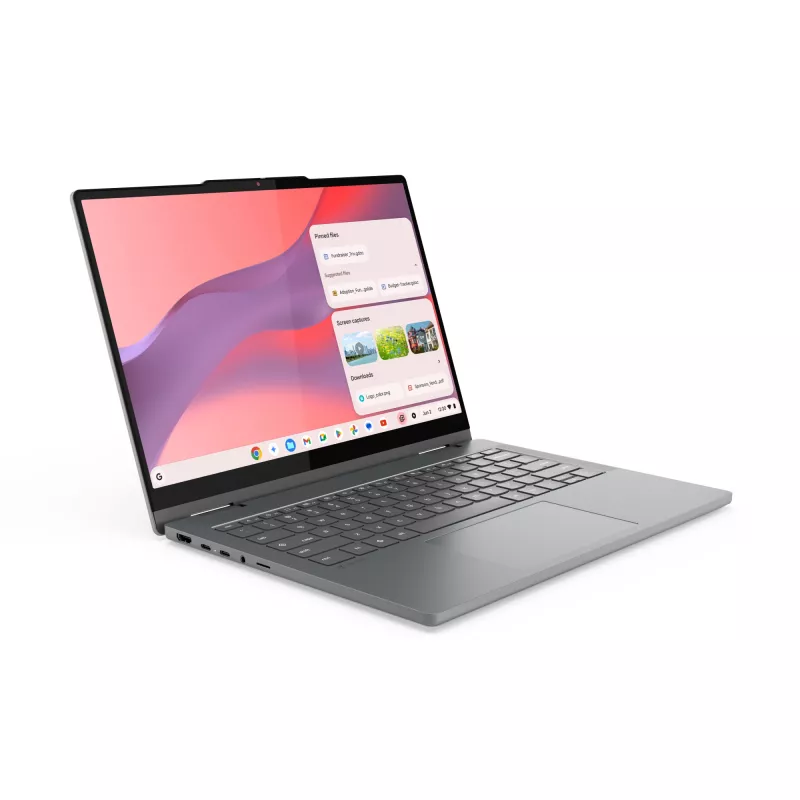 Lenovo Chrome 2in1 14IRU10 Intel Core 5 120U Chromebook 35.6 cm (14 inch) Touchscreen WUXGA 8 GB LPDDR5-SDRAM 128 GB UFS Wi-Fi 6E (802.11ax) ChromeOS English Grey