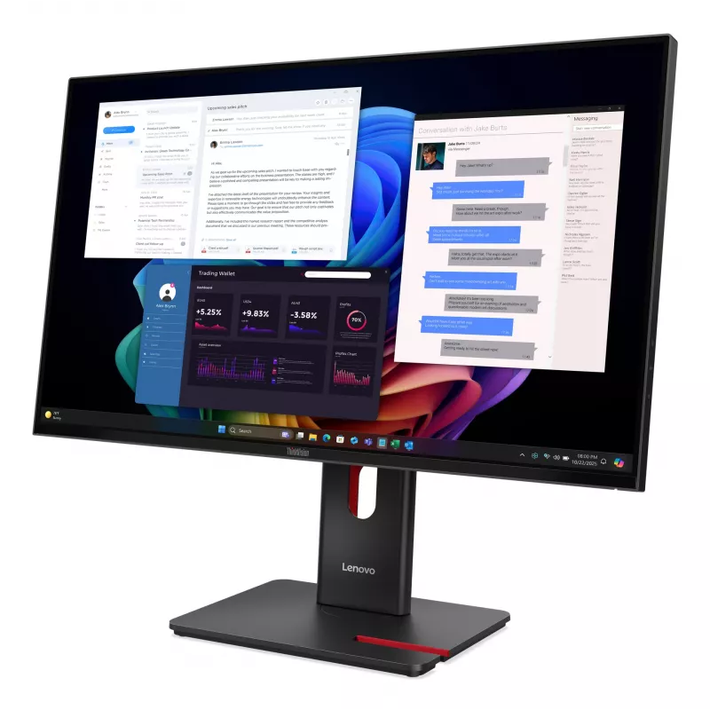 Monitor Lenovo ThinkVision T27UD-40 27 inch 4K Ultra HD LCD 3840 x 2160