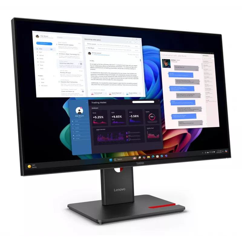 Monitor Lenovo ThinkVision T27UD-40 27 inch 4K Ultra HD LCD 3840 x 2160