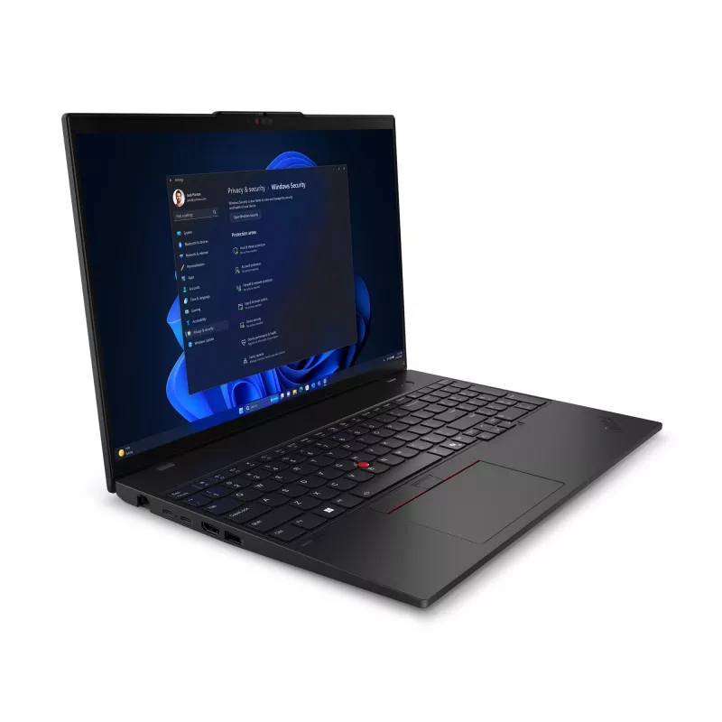 Lenovo ThinkPad L16 Gen 1 (Intel) Intel Core Ultra 5 125U Laptop 40.6 cm (16 inch) WUXGA 16 GB DDR5-SDRAM 512 GB SSD Wi-Fi 6E (802.11ax) Windows 11 Pro Nordic Black