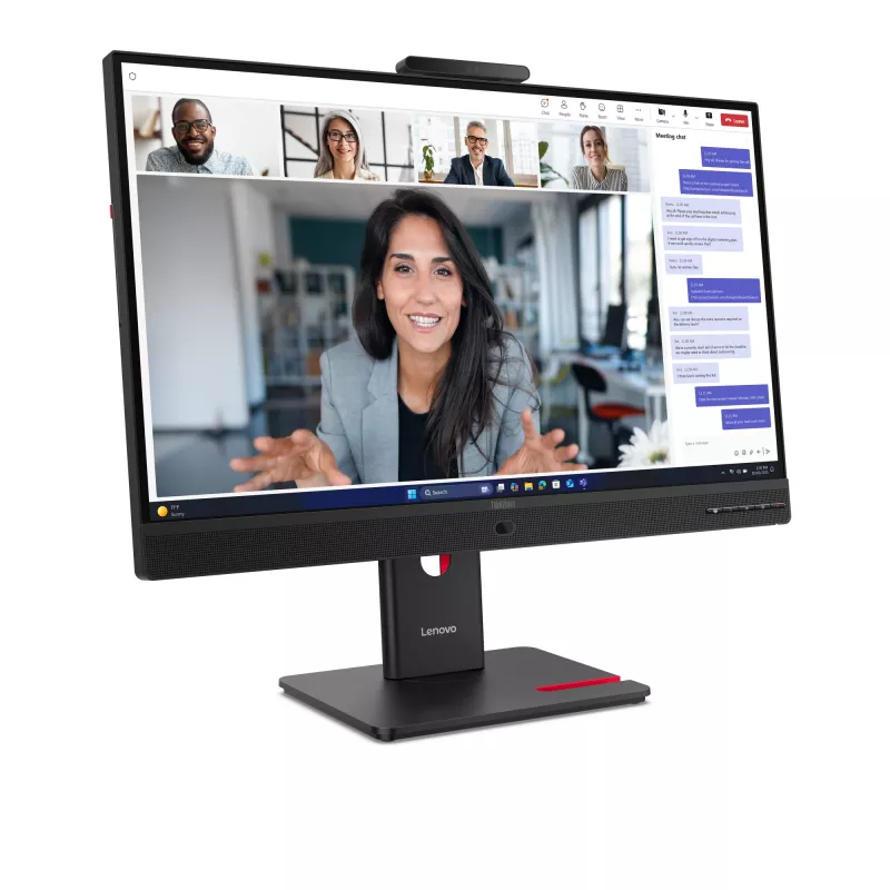 Lenovo ThinkVision T24-4v Monitor, 60.5 cm (23.8 inch), 1920 x 1080 pixels, Full HD, LED, 6 ms, Black
