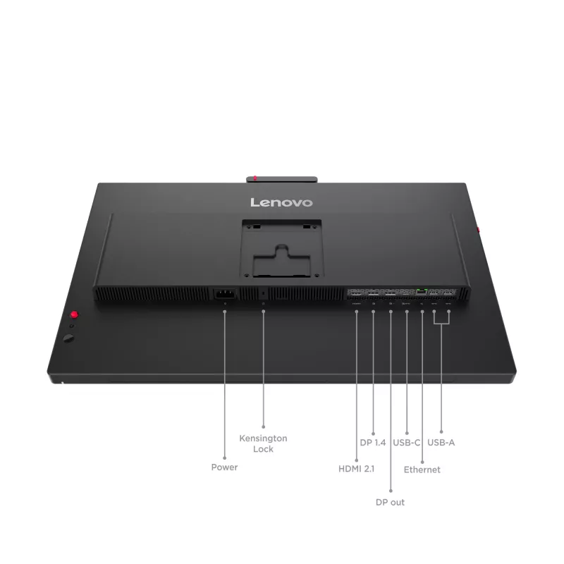 Lenovo ThinkVision T24-4v Monitor, 60.5 cm (23.8 inch), 1920 x 1080 pixels, Full HD, LED, 6 ms, Black