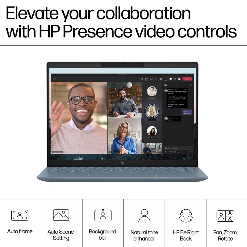 HP Pavilion Plus 14-ew1006na Intel Core Ultra 5 125H Laptop 35.6 cm (14 inch) WQXGA 16 GB LPDDR5x-SDRAM 512 GB SSD Wi-Fi 6E (802.11ax) Windows 11 Home AI PC Silver (Refurbished)