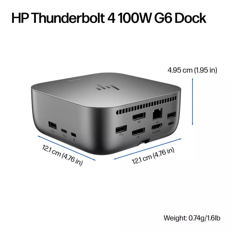 Docking Station HP Thunderbolt 4 100W G6 Wired Connectivity 5K Ultra HD