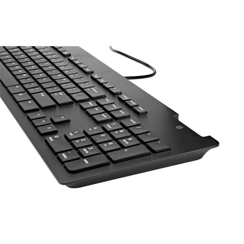 HP Business Slim v2 Smartcard Keyboard, Full-size (100%), Wired, USB, Black