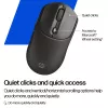 Wireless mouse HP 405 Quiet — ambidextrous, Optical 1200 DPI, RF Wireless + Bluetooth, 5 buttons, battery-powered, black